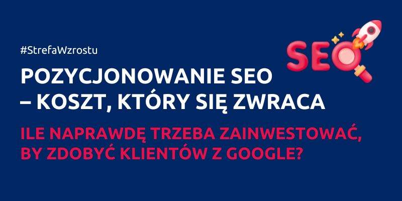 Pozycjonowanie SEO koszt
