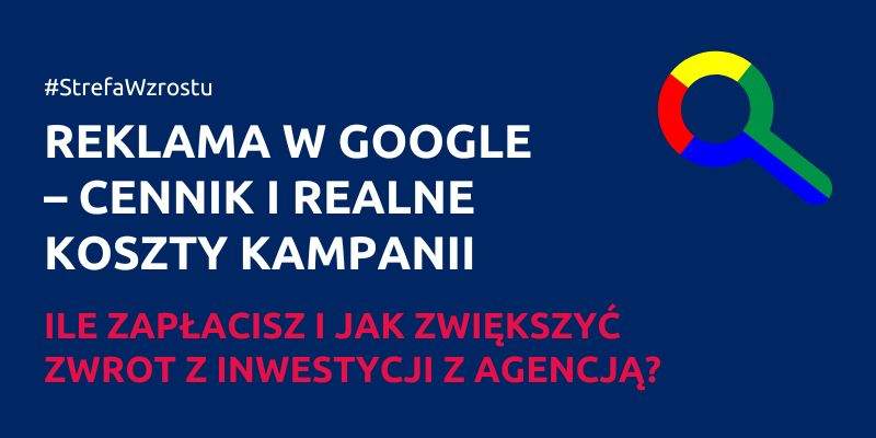 Reklama w Google cennik
