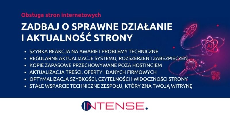 Obsługa stron internetowych