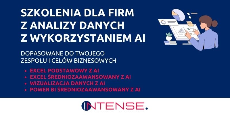 Szkolenia z analizy danych z wykorzystaniem AI dla firm